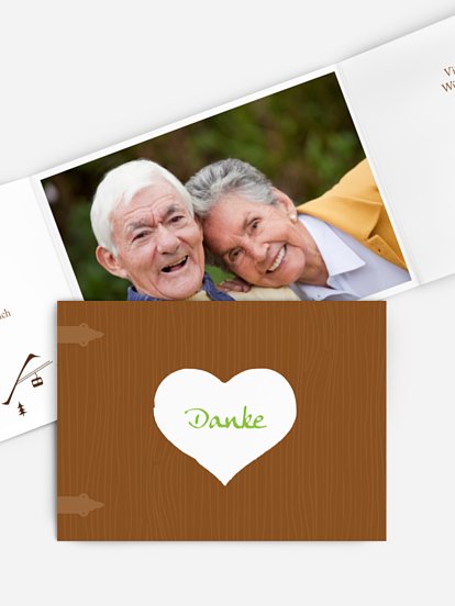 Danksagung zur Goldenen Hochzeit Zünftig