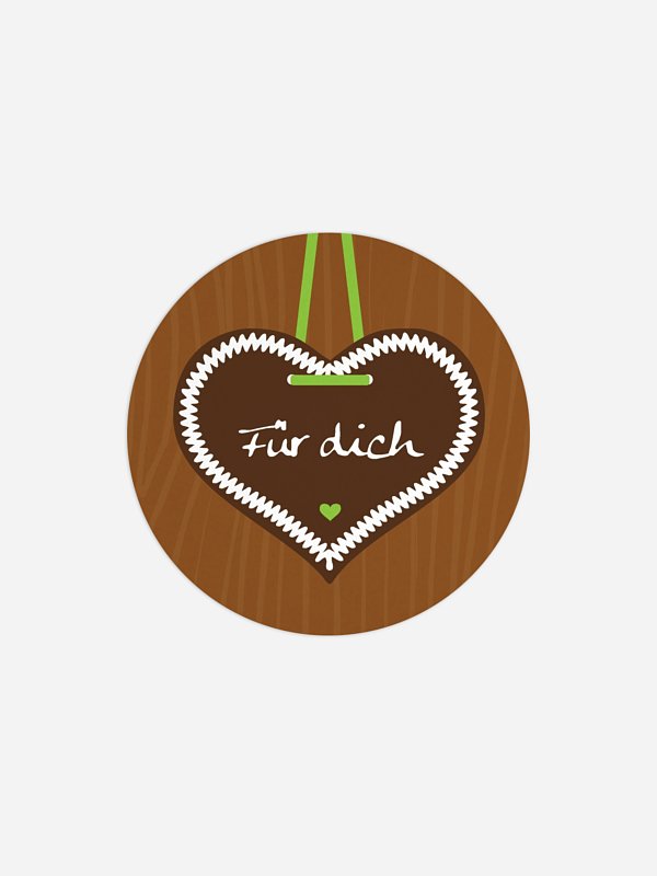 Geschenkaufkleber Hochzeit Zünftig