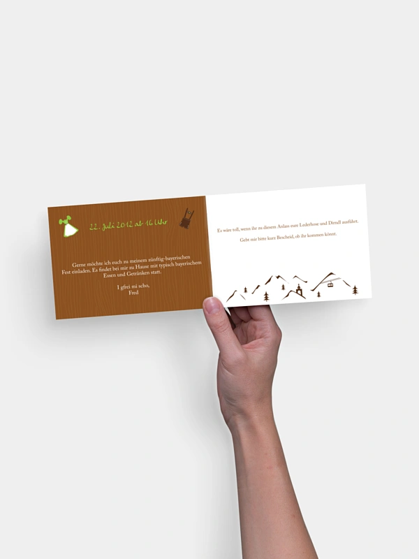 Partyeinladung Zünftig