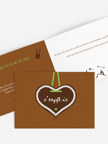 Partyeinladung Zünftig