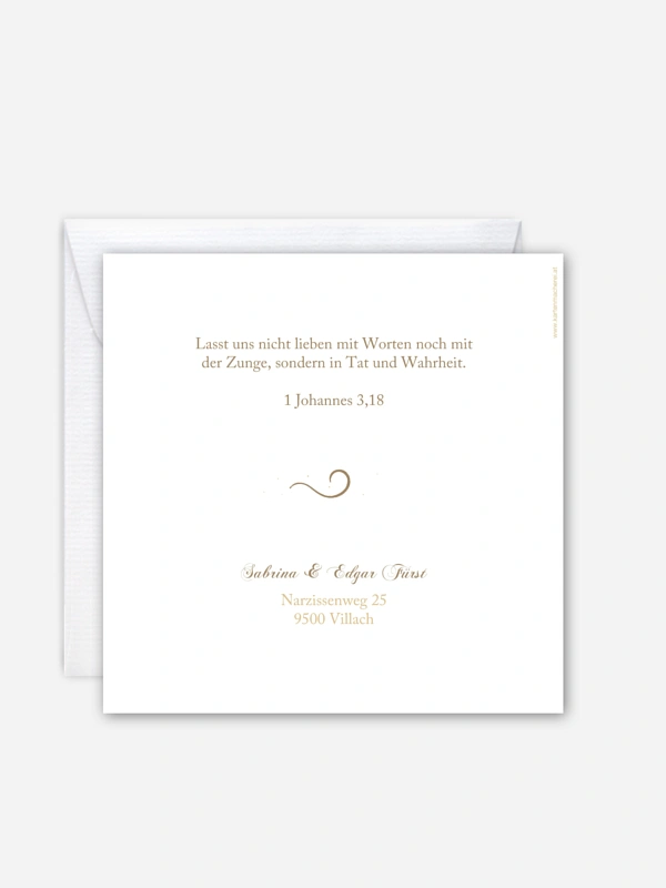 Einladung zur Goldenen Hochzeit Beach