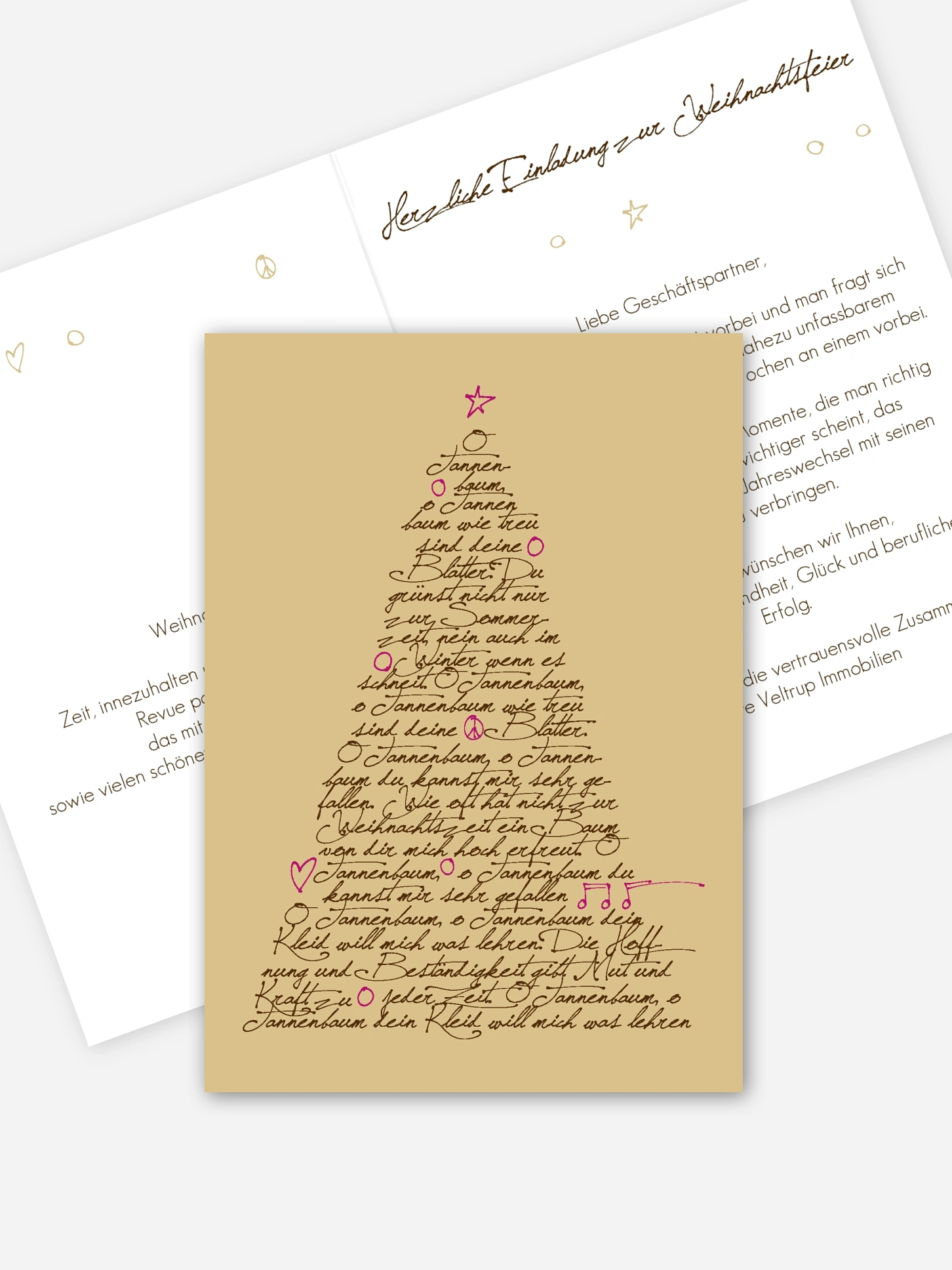 Weihnachtsfeier O Tannenbaum