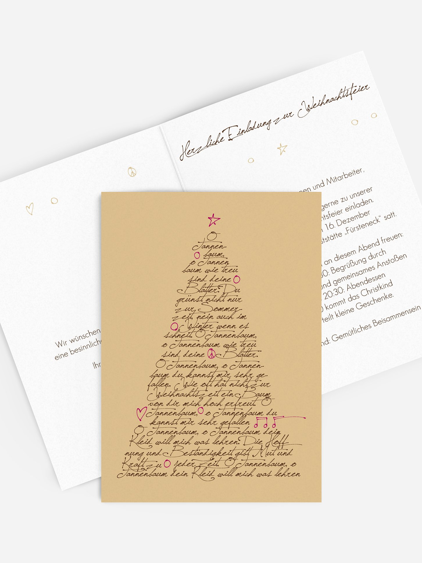 Weihnachtsfeier O Tannenbaum
