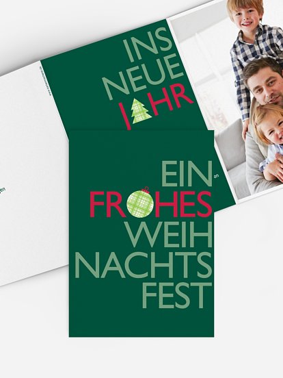 Weihnachtskarte Weihnachtsfest