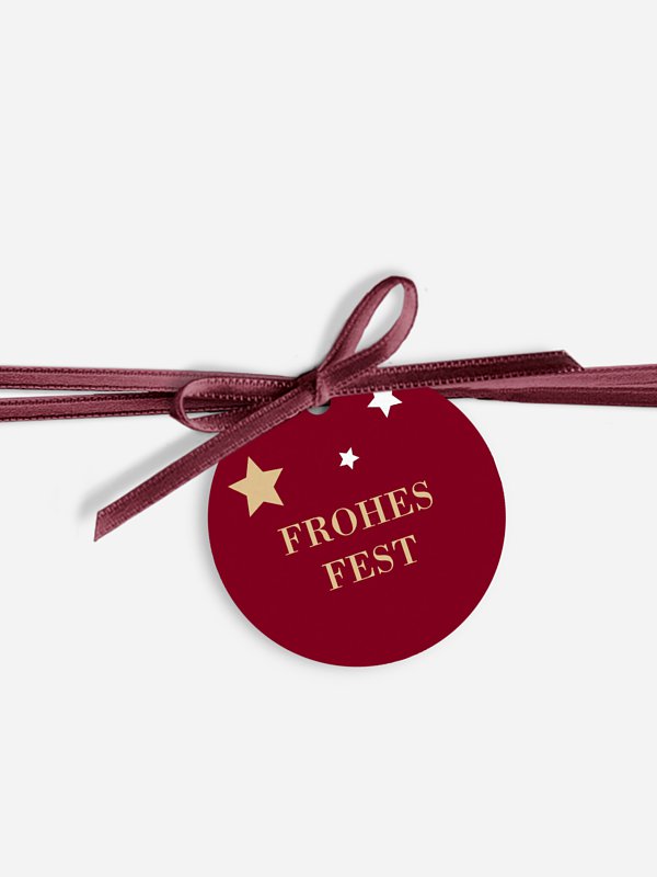 Geschenkeanhänger Pure Weihnacht