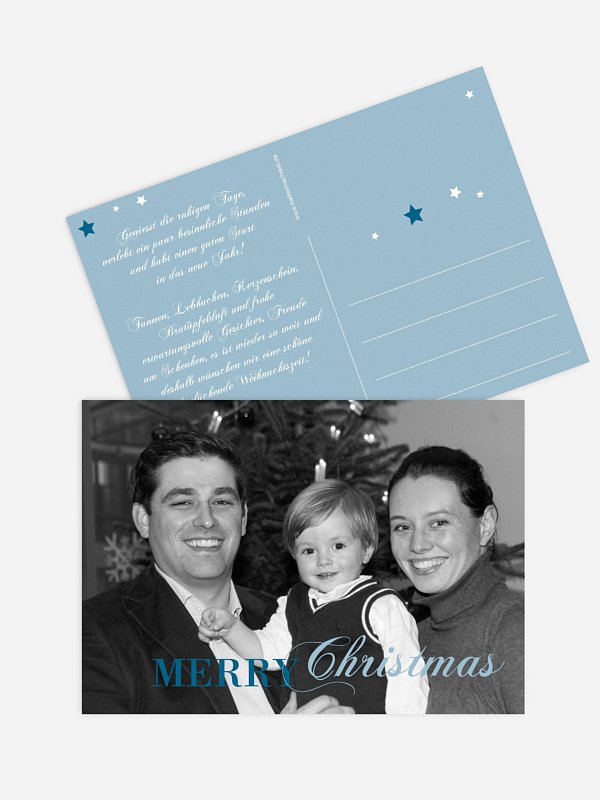 Weihnachtskarte Pure Weihnacht