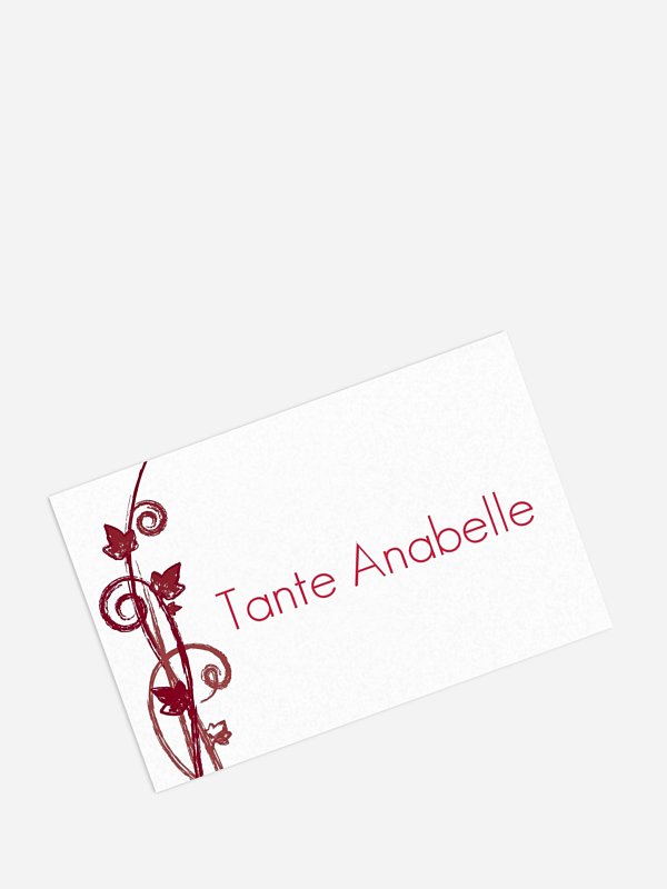 Marque-place mariage Sarment