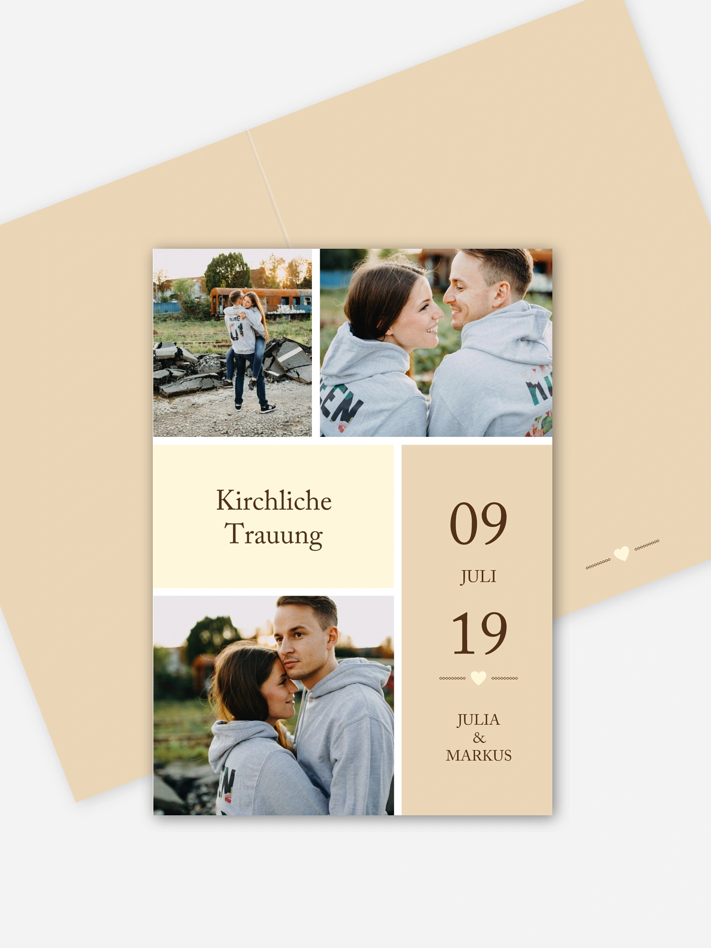 Kirchenheft Hochzeit Herzenszeit