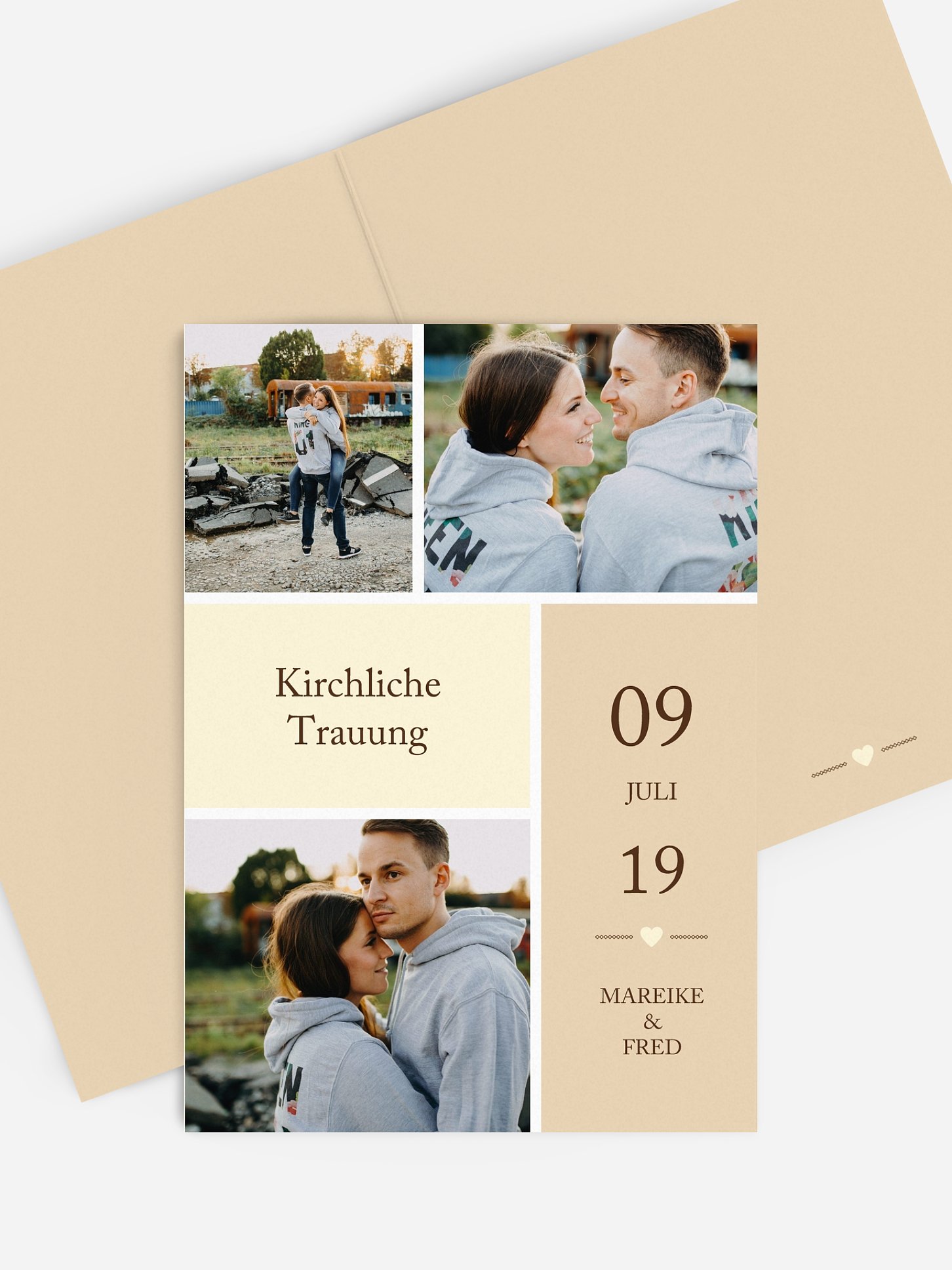 Kirchenheft Hochzeit Herzenszeit
