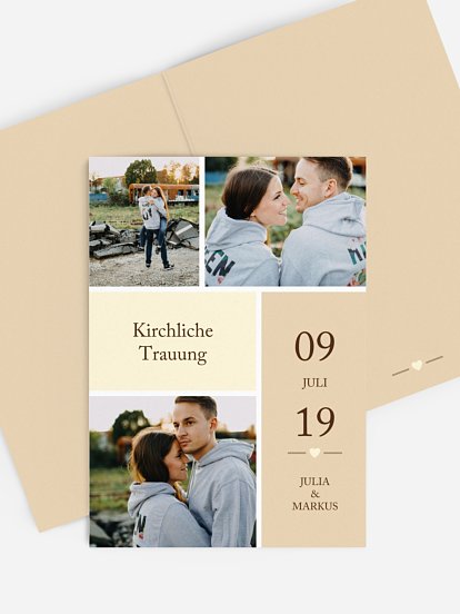 Kirchenheft Hochzeit Herzenszeit