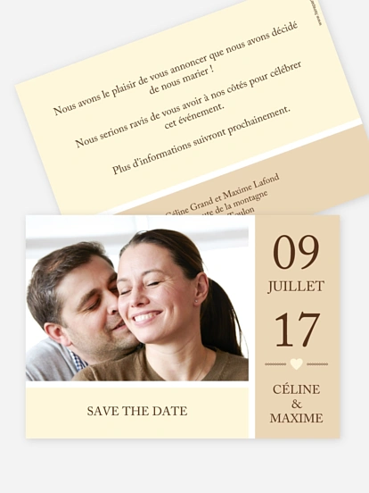 Save the date Temps du coeur