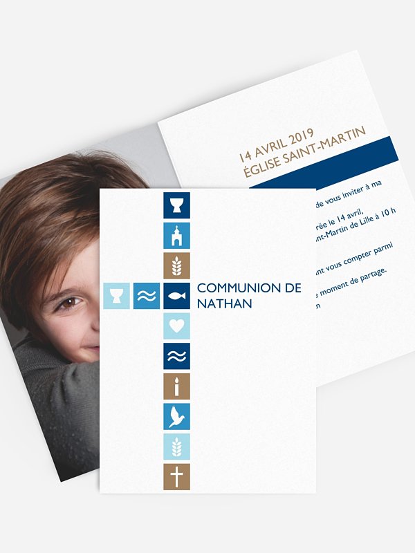 Invitation communion Symboles en croix