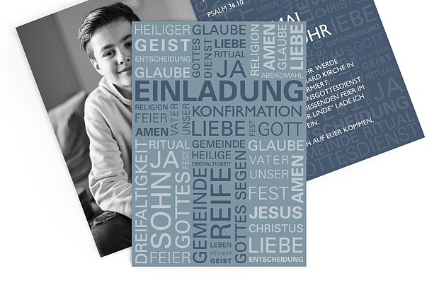 Konfirmationseinladung Wörtlich