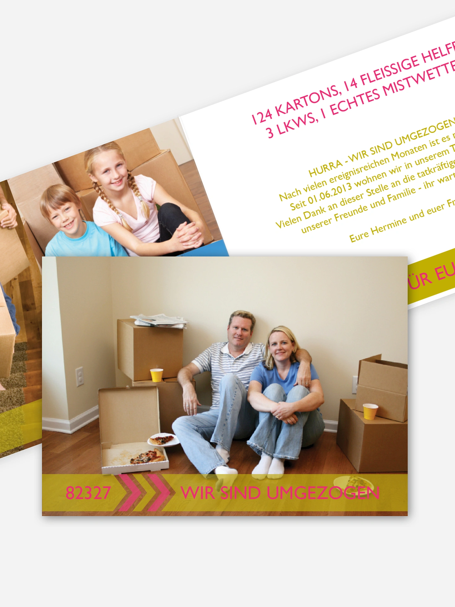 Umzugskarte neue Heimat