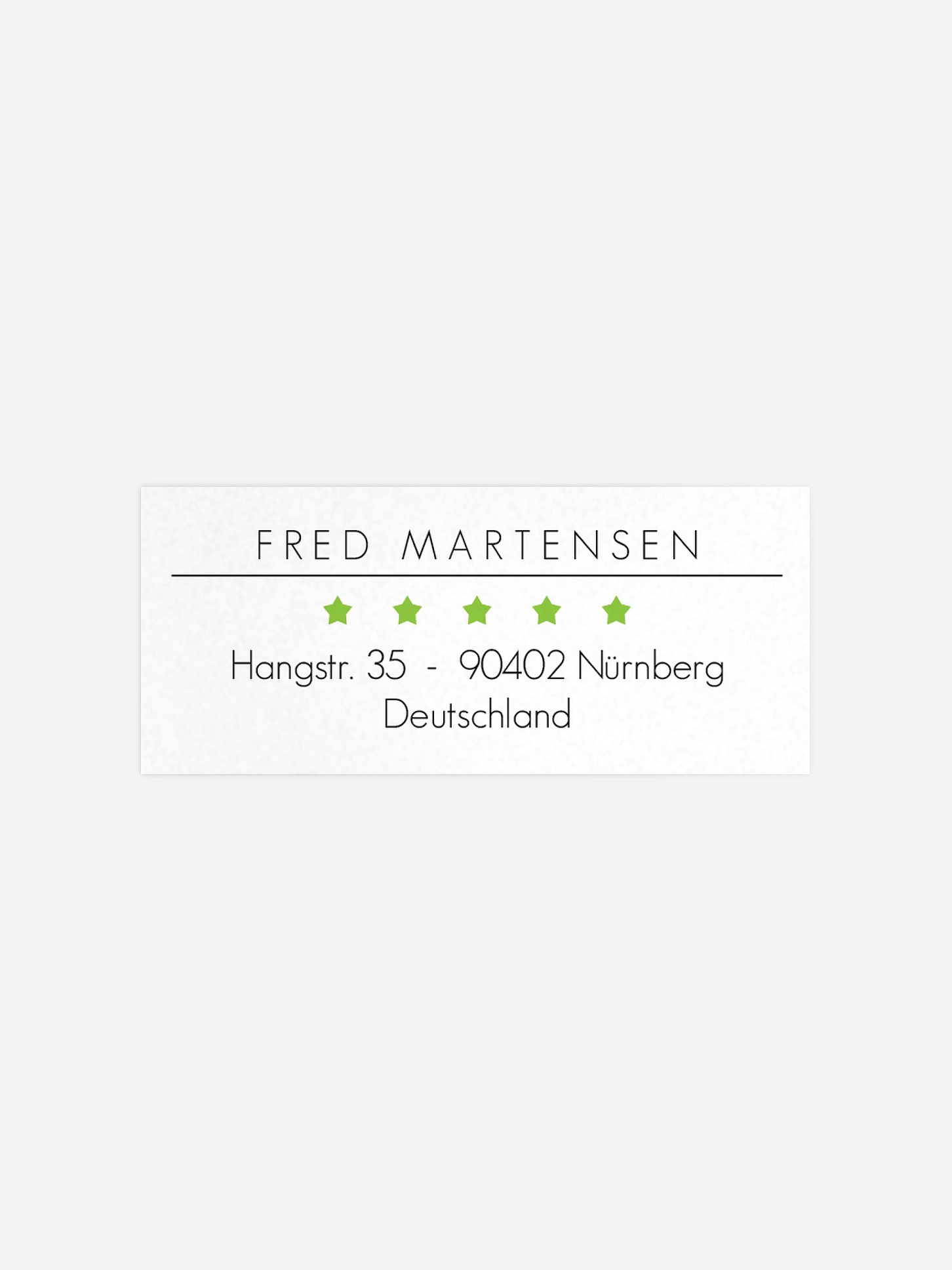 Absenderaufkleber Geburtstag Best Design