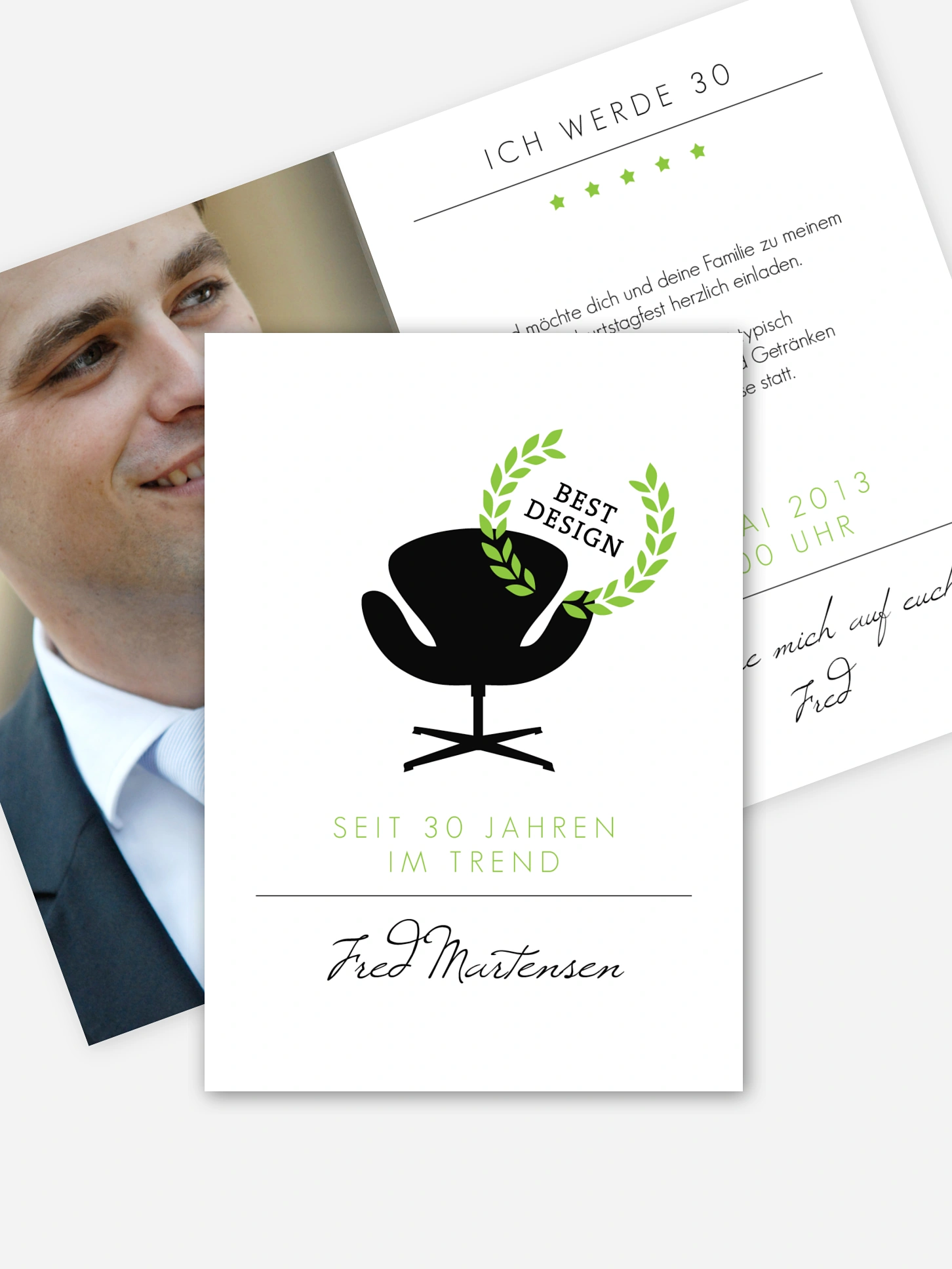Einladung 30. Geburtstag Best Design
