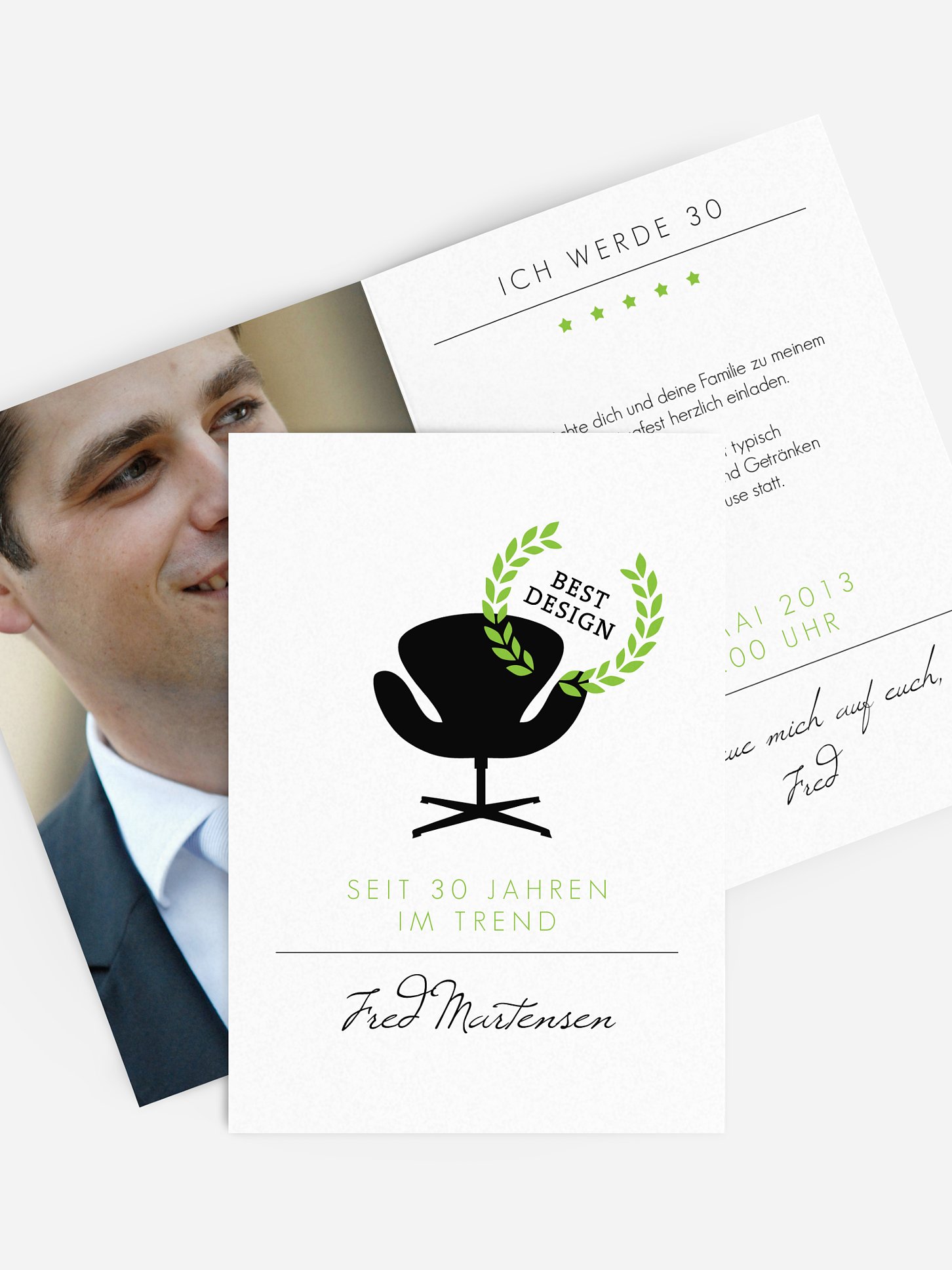 Einladung 30. Geburtstag Best Design