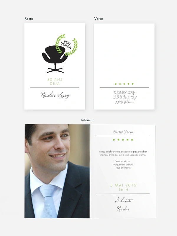 invitation anniversaire 30 Best Design