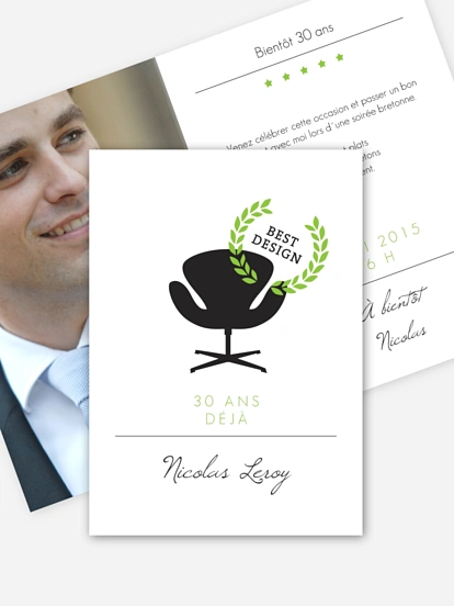 invitation anniversaire 30 Best Design