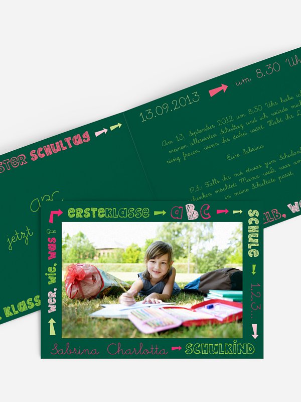 Einladung Einschulung ABC-Schütze
