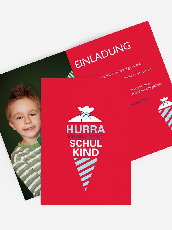 Einladung Einschulung Schultüte