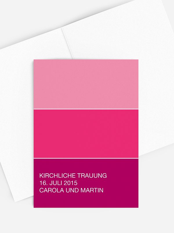 Kirchenheft Hochzeit Farbvoll