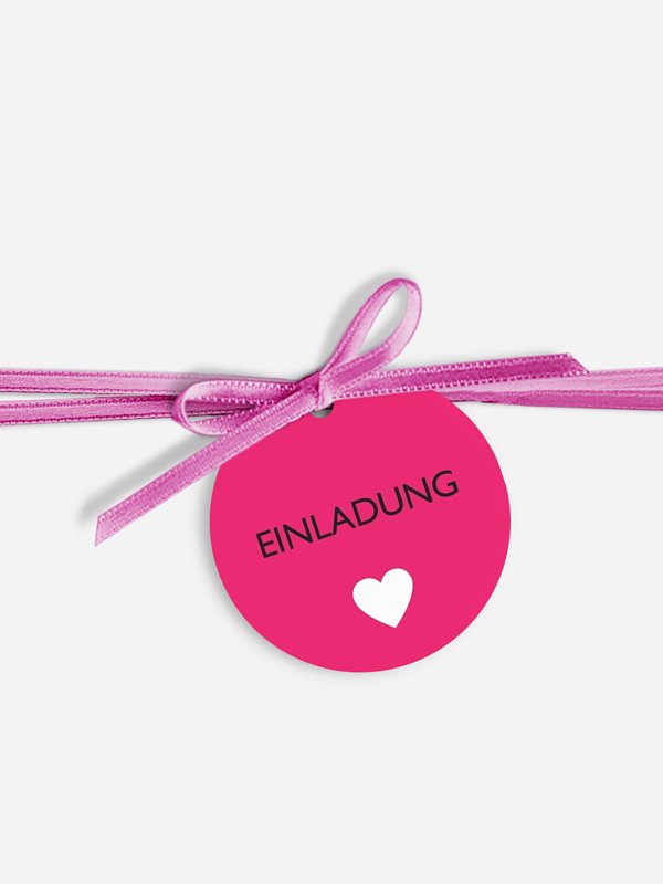 Anhänger mit Band zur Hochzeit Symbolreich