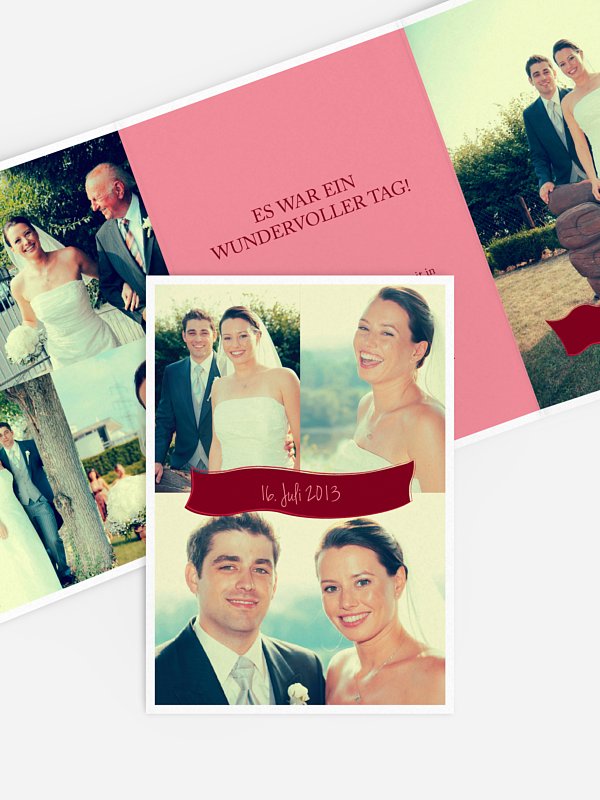 Dankeskarte Hochzeit Paris