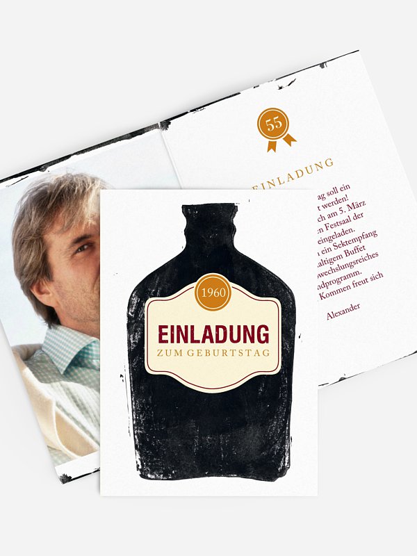Geburtstagseinladung Whiskey