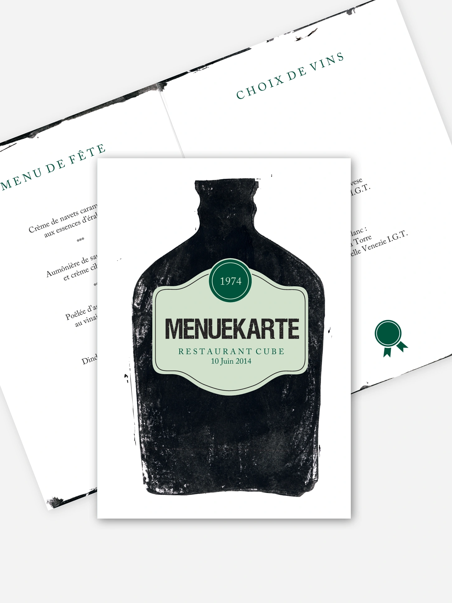 menu anniversaire Whiskey