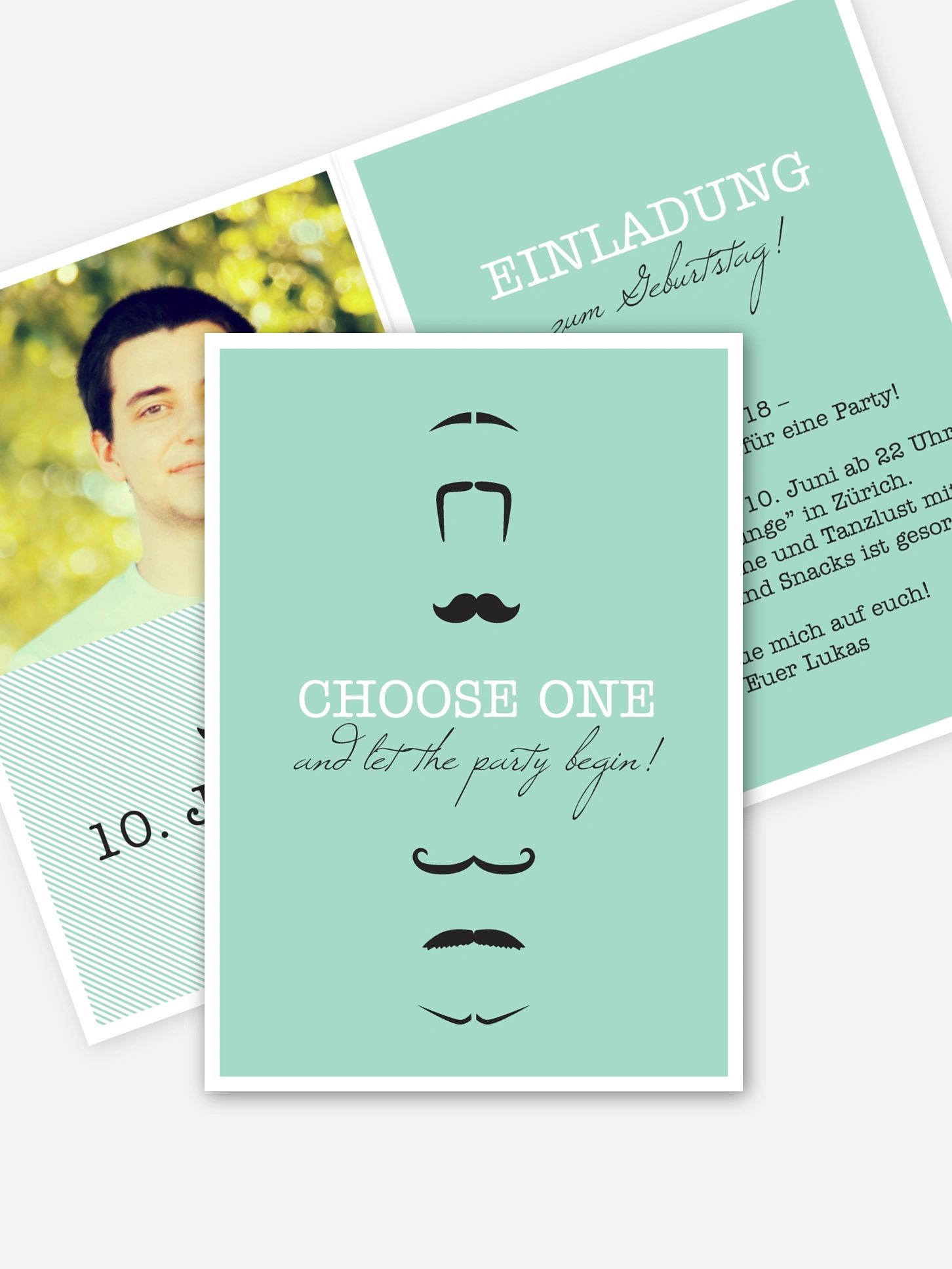 Einladung 18. Geburtstag Choose One