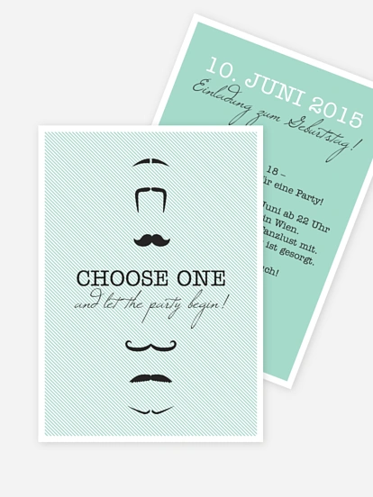 Einladung 18. Geburtstag Choose One