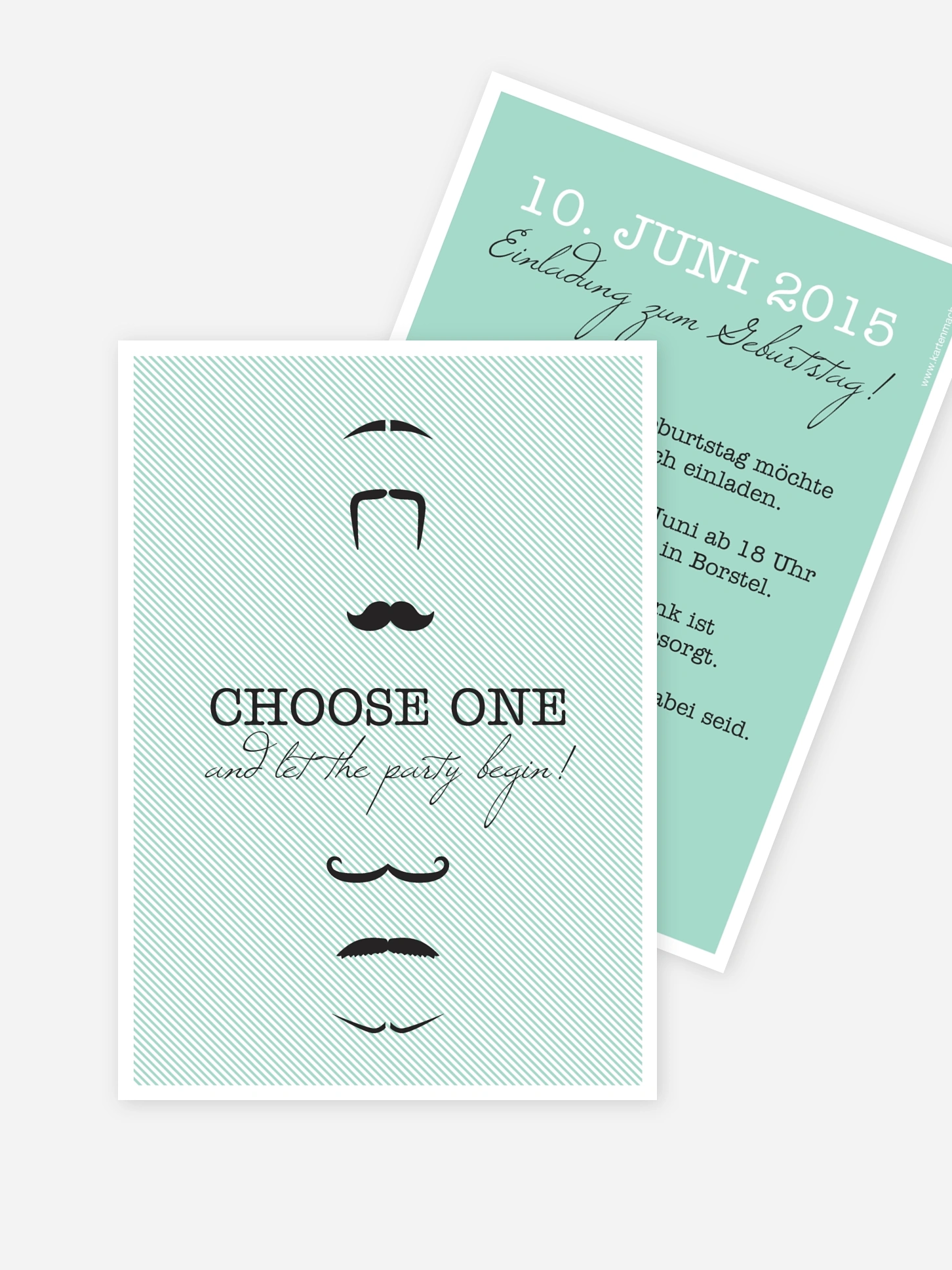 Einladung 40. Geburtstag Choose One