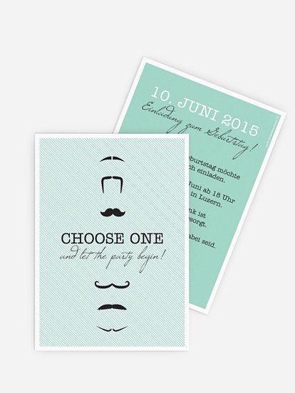 Einladung 40. Geburtstag Choose One