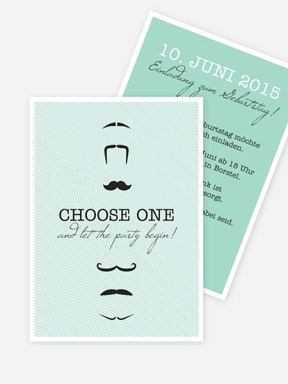 Einladung 40. Geburtstag Choose One