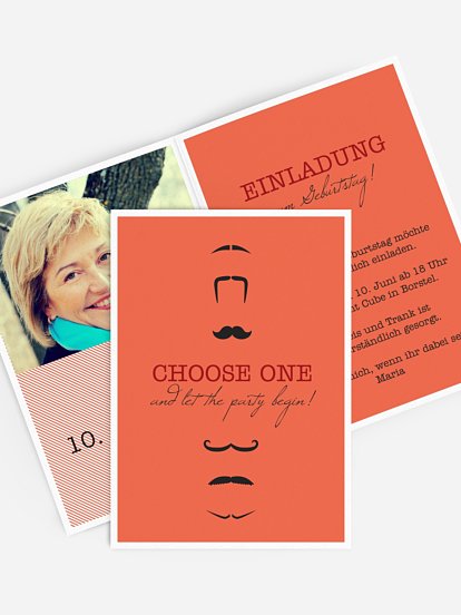 Einladung 60. Geburtstag Choose One