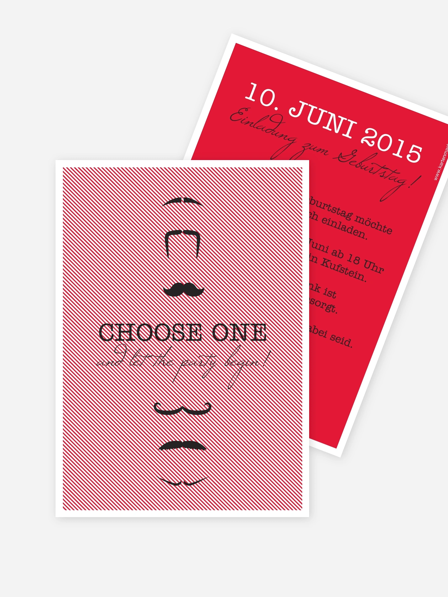 Einladung 80. Geburtstag Choose One