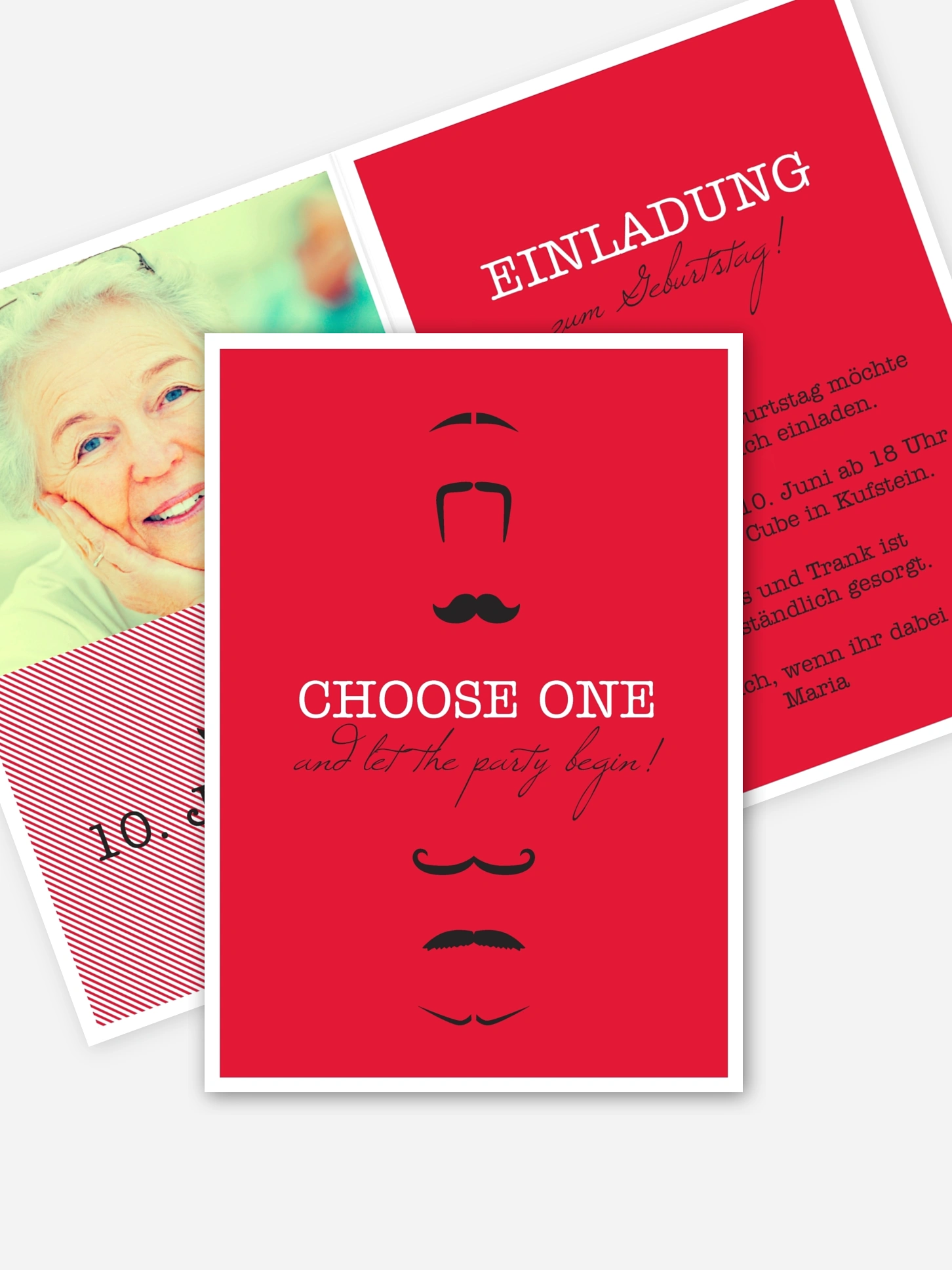 Einladung 80. Geburtstag Choose One
