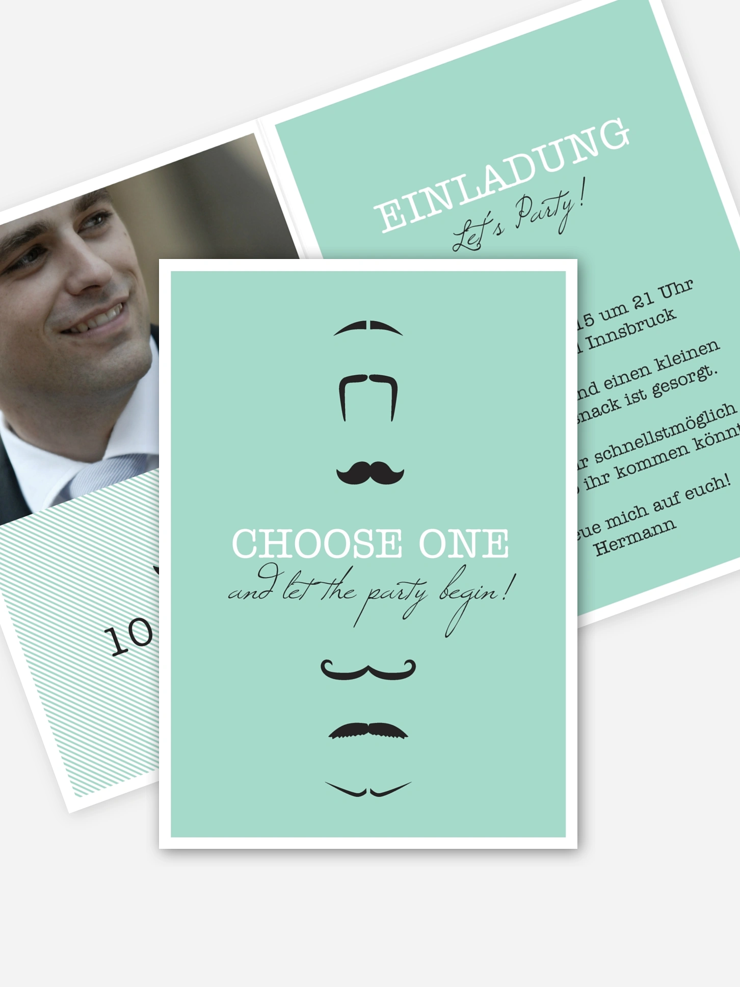 Partyeinladung Choose One