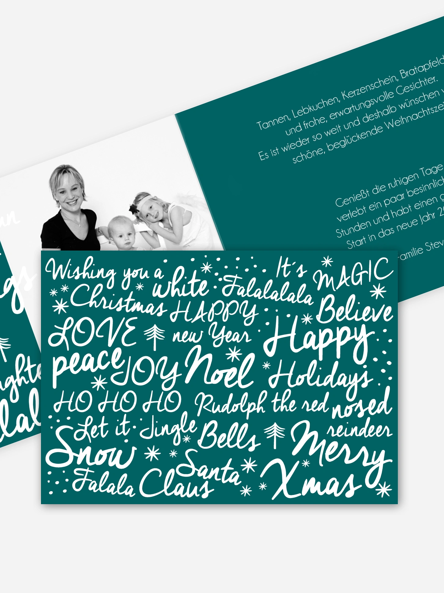Weihnachtskarte Wishlist