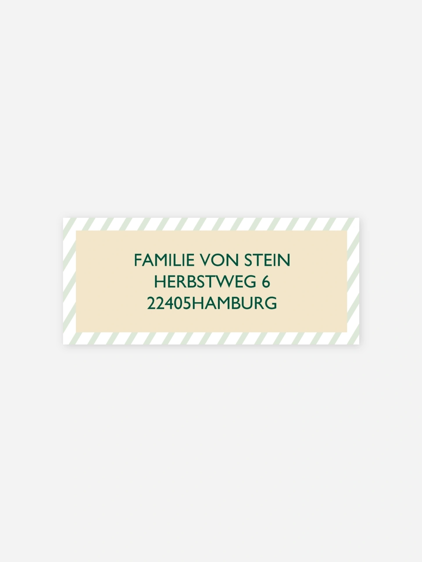 Absenderaufkleber Weihnachten Telegram