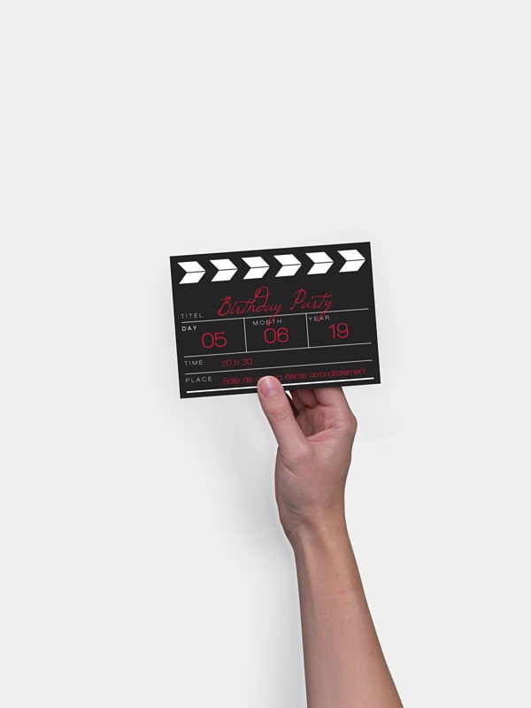 invitation anniversaire 30 cinéma