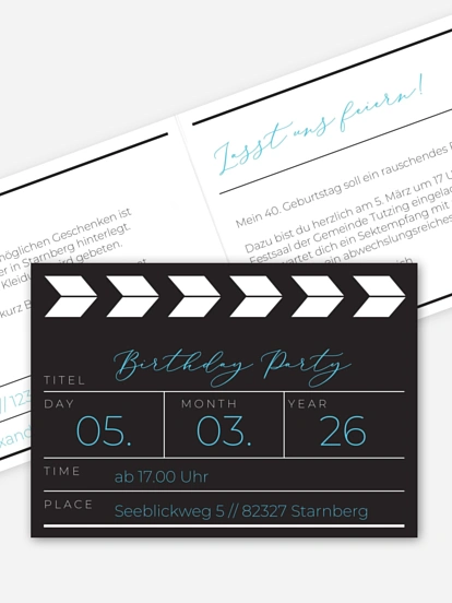 Regieklappe Regieklappe