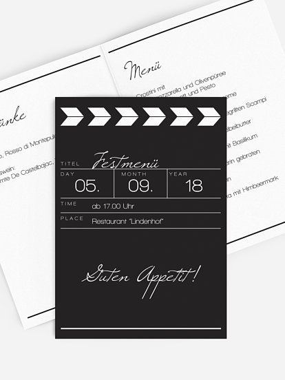 Regieklappe Regieklappe