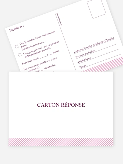 Carton réponse En toute simplicité