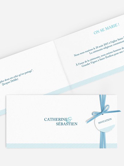 Faire-part mariage En toute simplicité