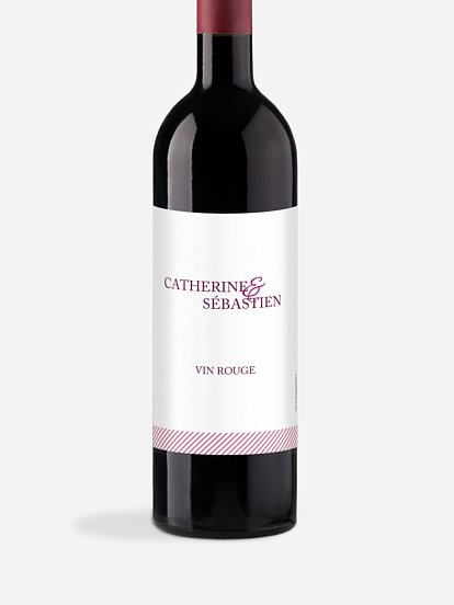 Étiquette bouteille En toute simplicité