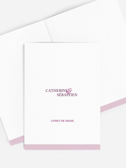 Livret de messe mariage En toute simplicité