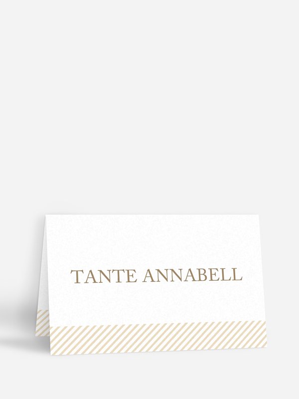 Tischkarte Hochzeit Ampersand
