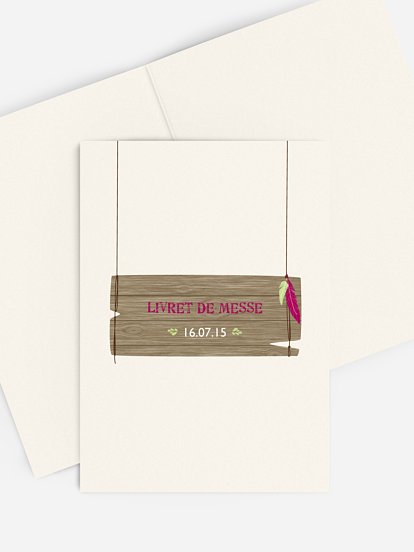 Livret de messe mariage Spirit
